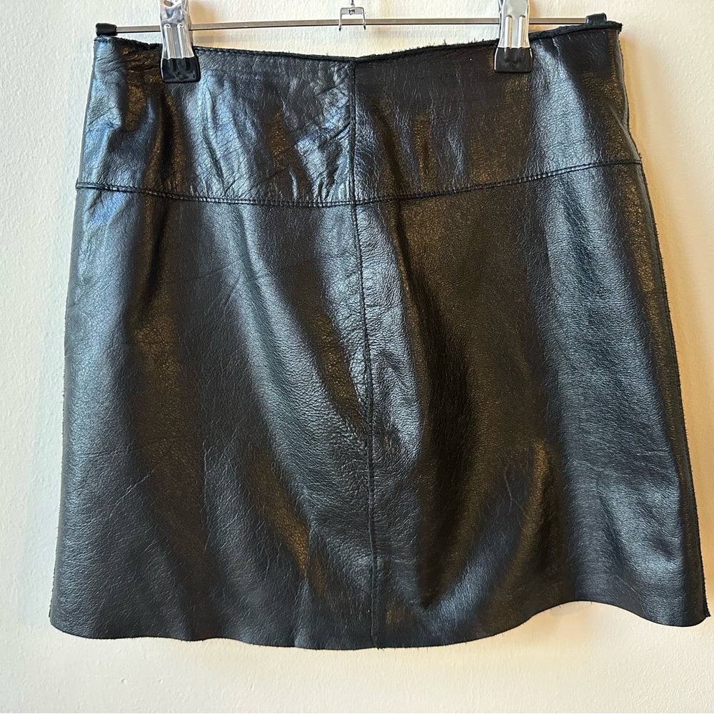 Wilson’s Leather Black Leather 15” Miniskirt